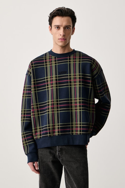 Vans Μπλούζα ανδρική με βαμβάκι Printed Plaid μπλε VN000XHCLKZ1