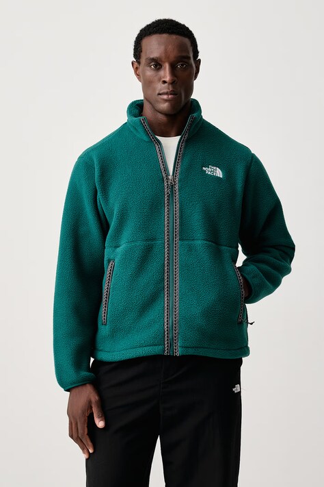 The North Face Μπλούζα με κουμπιά ανδρική φλις Fleeski Fz Jacket τιρκουάζ NF0A88XQN4J1