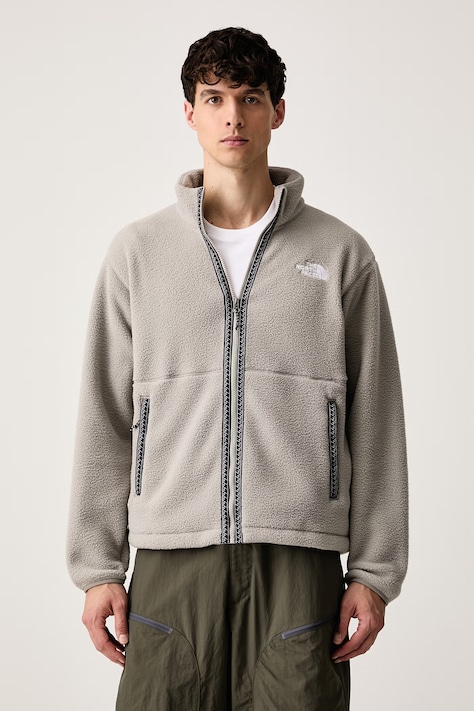 The North Face Μπλούζα με κουμπιά ανδρική φλις Fleeski Fz Jacket γκρί NF0A88XQ2MB1
