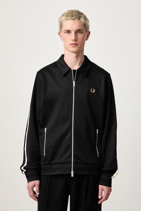 Fred Perry Bluza rozpinana męska czarna J3308