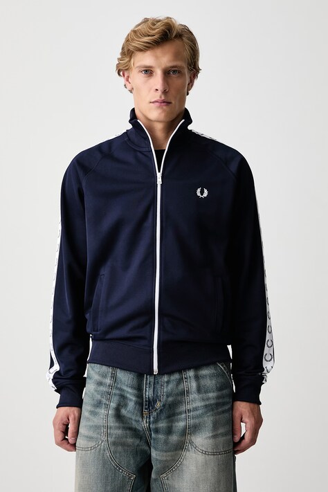 Fred Perry Bluza rozpinana męska granatowa J4620
