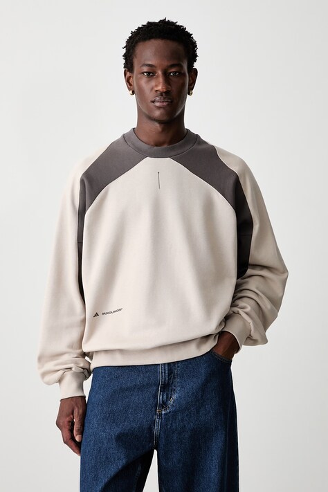 adidas Originals bluza męska bawełniana Running x Hermanos Koumori beżowa KY6697