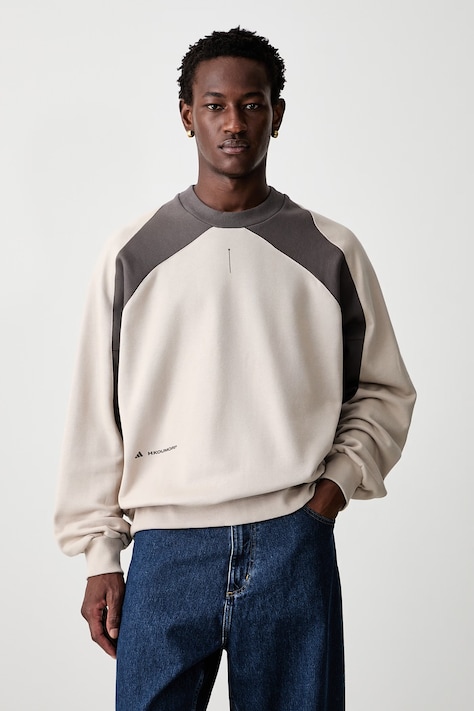 adidas Originals μπλούζα ανδρική βαμβακερή Running x Hermanos Koumori μπεζ KY6697