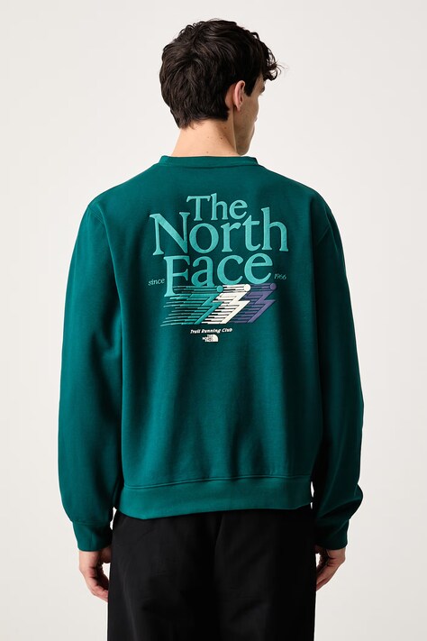 The North Face Bluza męska z bawełną Retro zielona NF0A8JAFN4J1