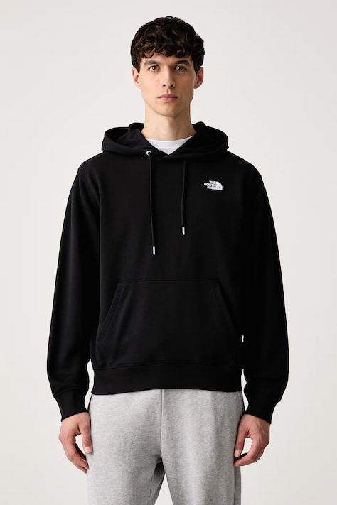 The North Face Dukserica sa kapuljačom s pamukom Essential crna NF0A8FX9JK31
