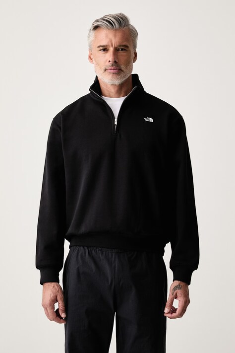 The North Face Mikina pánska s bavlnou Essential čierna NF0A8FD8JK31