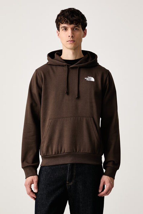 The North Face Μπλούζα με κουκούλα ανδρική με βαμβάκι Evolution καφέ NF0A8CWPNMF1