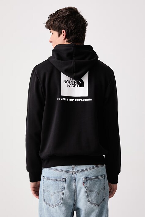 The North Face Μπλούζα με κουκούλα ανδρική με βαμβάκι Evolution μαύρη NF0A8CWPJK31