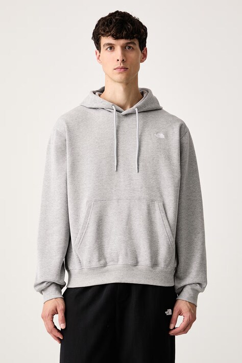 The North Face Μπλούζα με κουκούλα ανδρική με βαμβάκι Essential γκρί NF0A8CW7CQO1