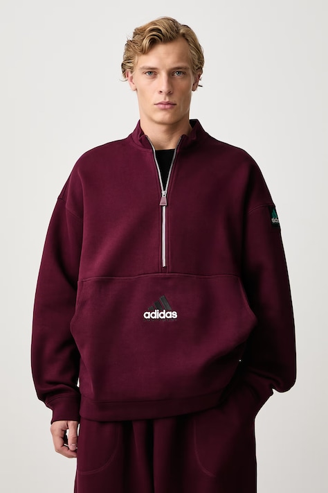 adidas Originals Equipment Spacer sweatshirt with cotton Men's maroon KR1411