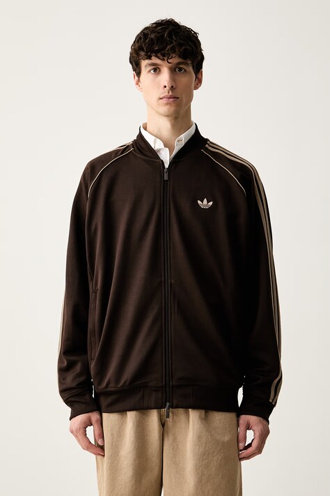 adidas Originals bluza rozpinana męska Adicolor Classics Loose brązowa KS4957