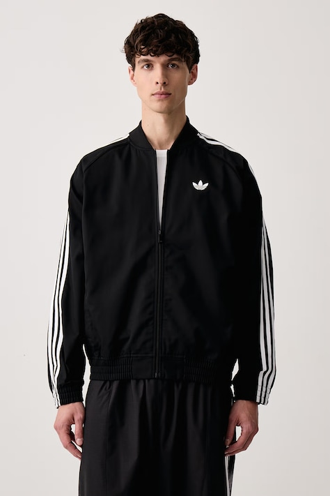 adidas Originals Bluza rozpinana męska SST Adicolor Classic Cotton Twill czarna KR1371