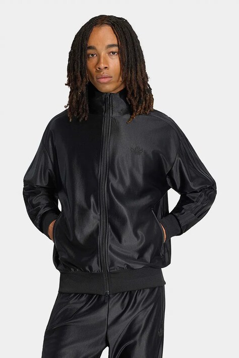 adidas Originals Bluza rozpinana męska Firebird Metallic czarna KE4163