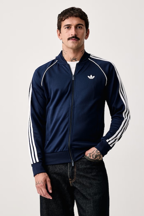 adidas Originals Кофта на застёжке для мужчин голубая KE3511