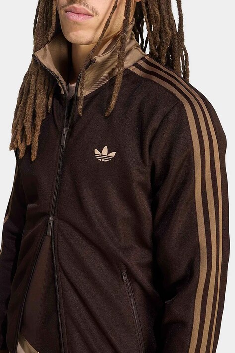 adidas Originals Bluza rozpinana męska Beckenbauer brązowa KT5042
