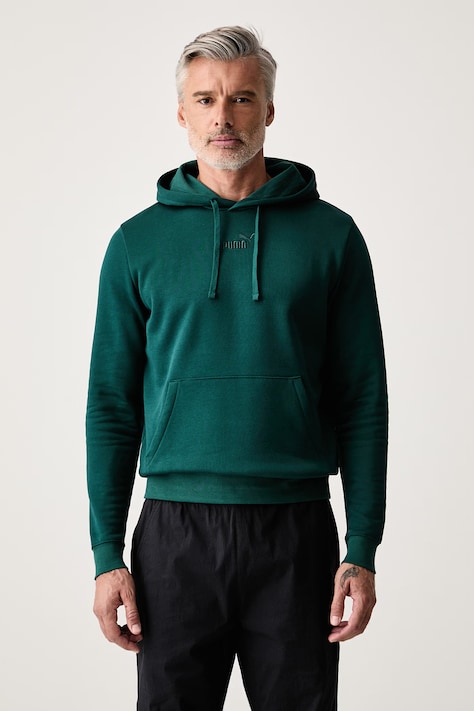 Puma Bluza z kapturem męska z bawełną Essentials zielona 692914