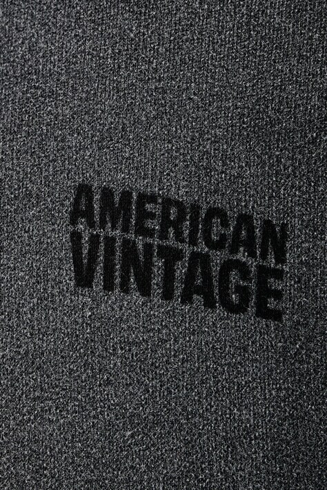 American Vintage кофта чоловіча бавовняна — AW26-BLMZS3, сірий — фото 5