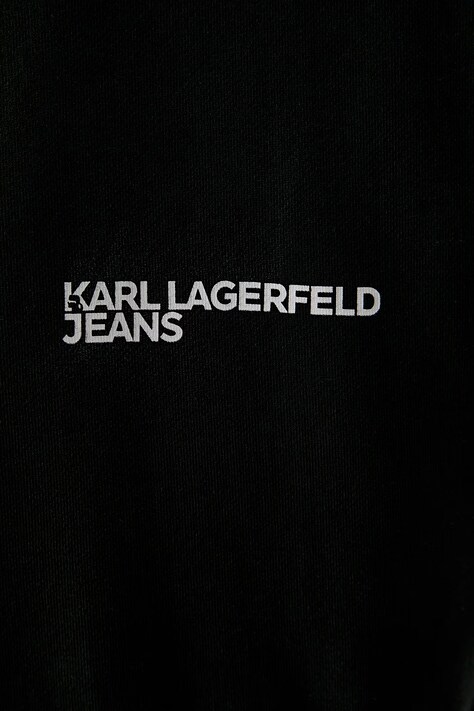 Karl Lagerfeld Jeans кофта з капюшоном чоловіча бавовняна — AW26-BLMZT1, чорний — фото 5