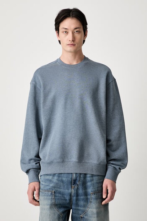 Carhartt WIP Caspian Sweat mikina bavlněná pánská modrá I034497