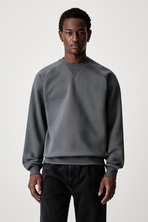 Carhartt WIP Chase Sweat суичър с памук мъжки тюркоазен I033660