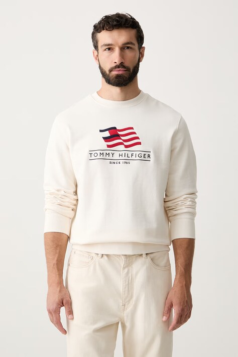 Tommy Hilfiger hanorac pentru bărbați bej MW0MW43383