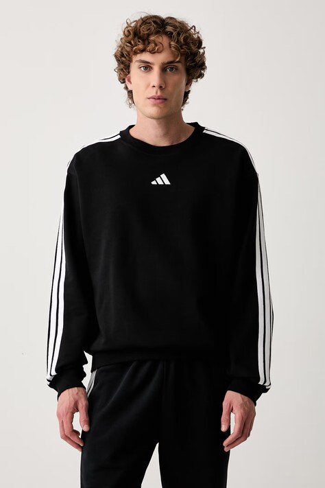 adidas bluza męska z bawełną Essentials czarna KY6583