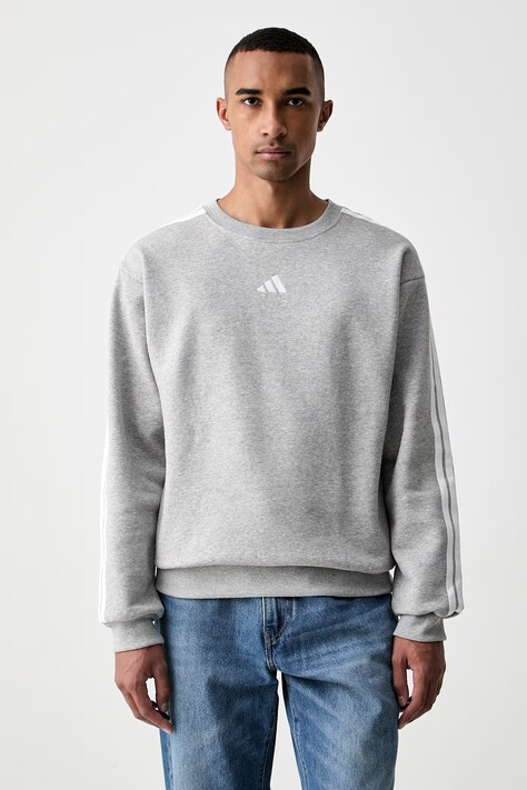 adidas bluza męska z bawełną Essentials szara KY4158