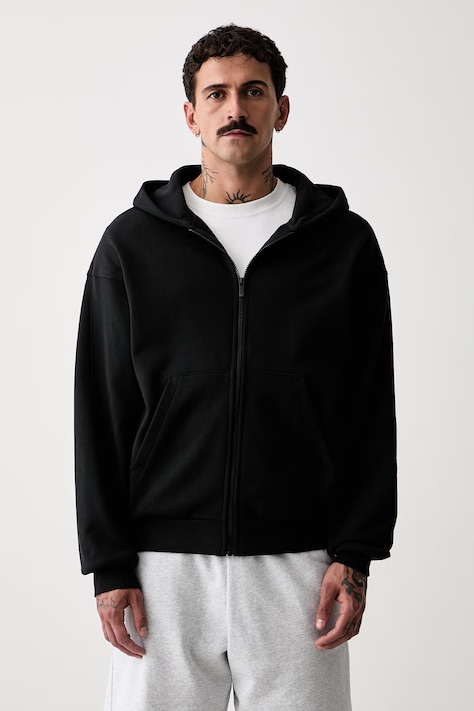 adidas bluza rozpinana z kapturem męska bawełniana czarna KW2289
