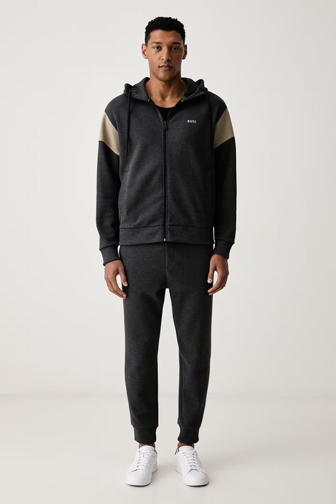 BOSS Green Komplet trenirka za muškarce SW_Tracksuit Set sivi 50569918