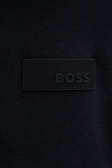BOSS Green кофта, яка розстібається чоловіча з бавовною SW_Collar Full Zip — фото 5