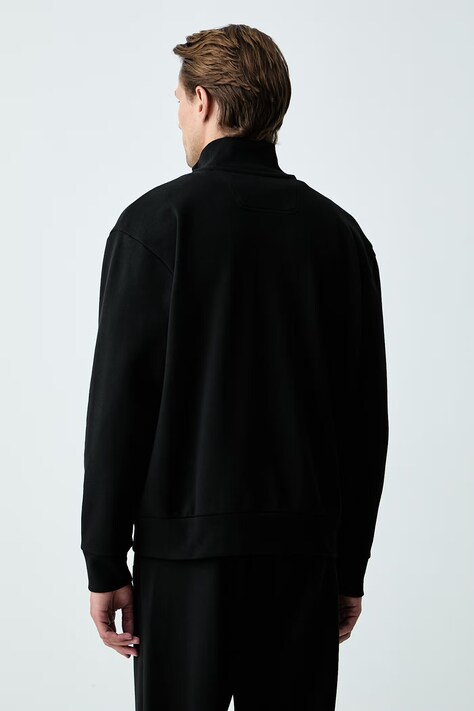 BOSS Green кофта, яка розстібається чоловіча з бавовною SW_Collar Full Zip — фото 3