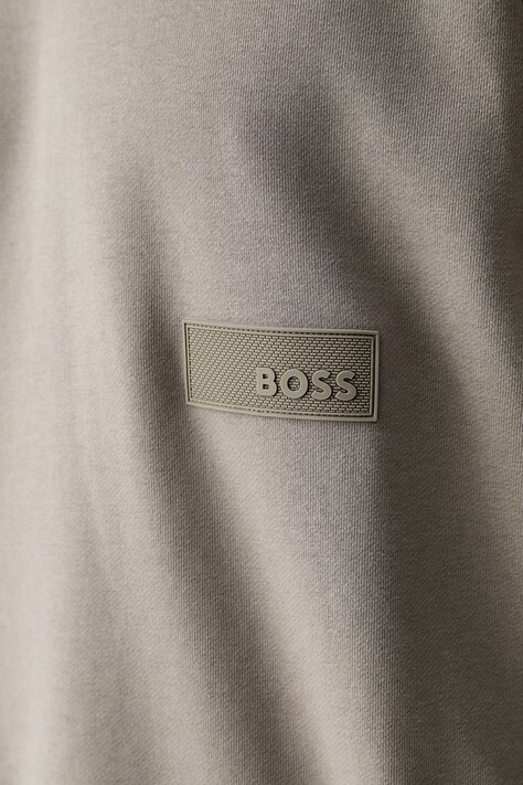 BOSS Green кофта чоловіча з бавовною SW_Crewneck — фото 5