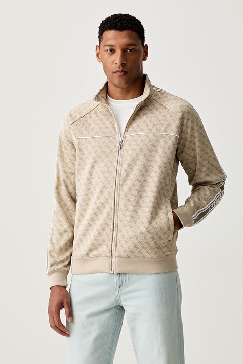 Guess bluza rozpinana męska PARIMO beżowa Z6YQ16 K4620