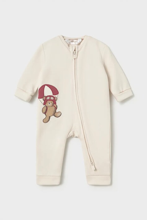Mayoral Newborn Бебешки гащеризон за бебе бежов 2777