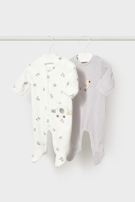 Mayoral Newborn Dupačky detské 2-pak béžové 2763