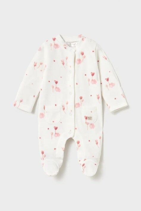 Mayoral Newborn Kombinezon za bebe s pamukom rozi 2761