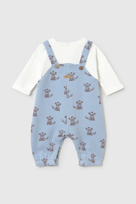 Mayoral Newborn Dupačky kojenecké s bavlnou modré 2679