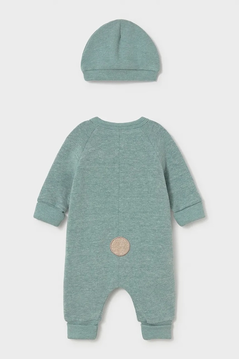 Mayoral Newborn Body dziecięce z bawełną turkusowe 2659