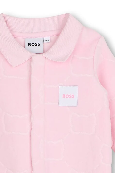 BOSS чоловічок для немовлят з бавовною — AW26-BPGZZB, рожевий — фото 5