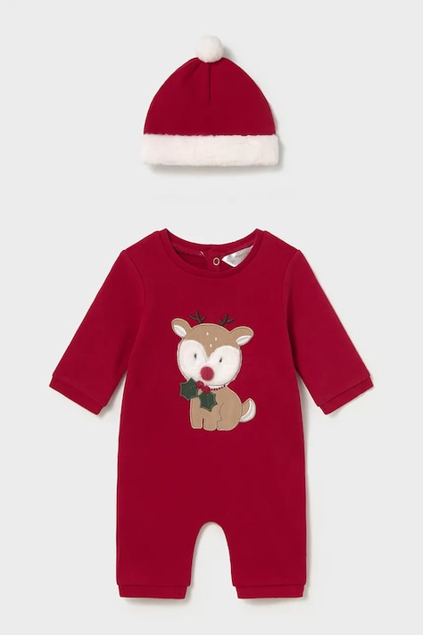 Mayoral Newborn ползунки для младенцев с хлопком красные 2771