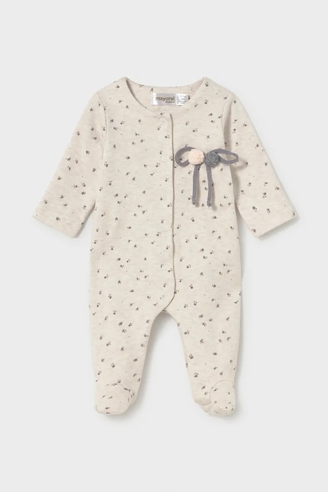 Mayoral Newborn повзунки для немовлят з бавовною бежеві 2754