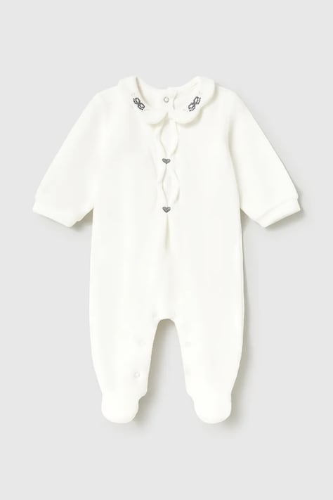 Mayoral Newborn talpas rugdalózó bébi pamuttal bézs 2750