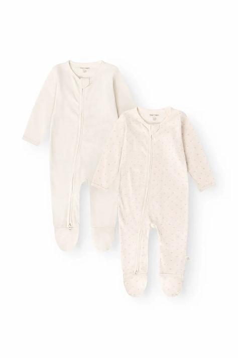 That's mine Body niemowlęce bawełniane Nalina onesie 2-pack beżowe 253148