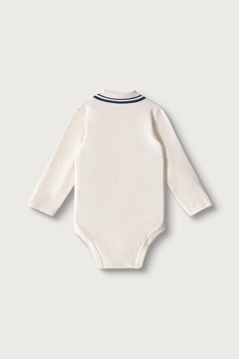 United Colors of Benetton Body niemowlęce bawełniane beżowe 3CDIAB00F