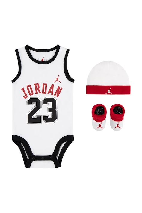 Jordan Body niemowlęce z bawełną białe LJ0208
