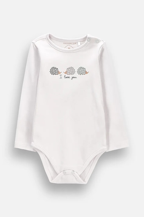 Coccodrillo κορμάκι βρεφικό βαμβακερό λευκό FRIENDS FOREVER BOY NEWBORN