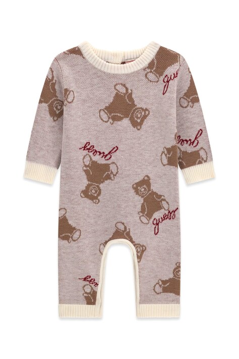 Guess Rampers niemowlęcy z dodatkiem wełny beżowy H6BG03 Z1330