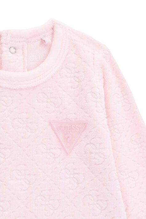 Guess повзунки для немовлят з бавовною — AW26-BPKZY1, рожевий — фото 3