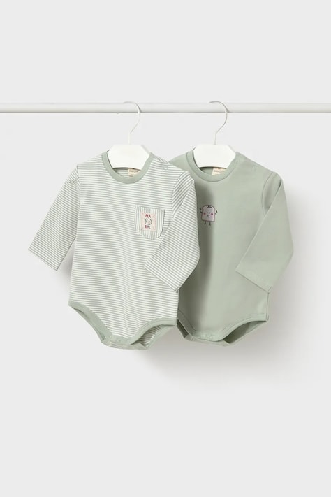 Mayoral Newborn боди для детей с хлопком 2 шт. голубое 2774