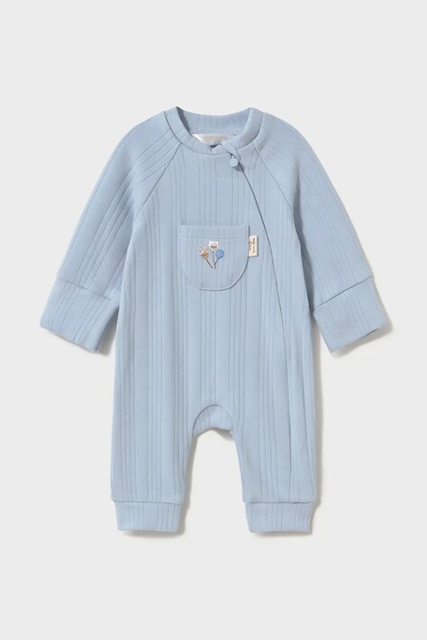 Mayoral Newborn tuta per neonati con cotone blu 2762
